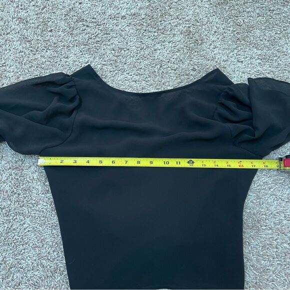 Bebe Flutter Sleeve Blouse - Picture 9 of 10